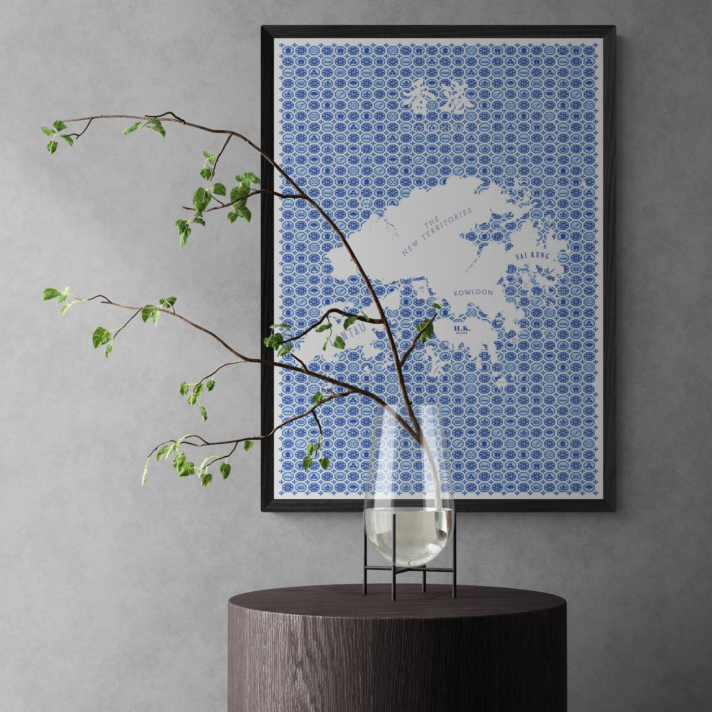 Hong Kong Mosaic Blue - Limited Edition
