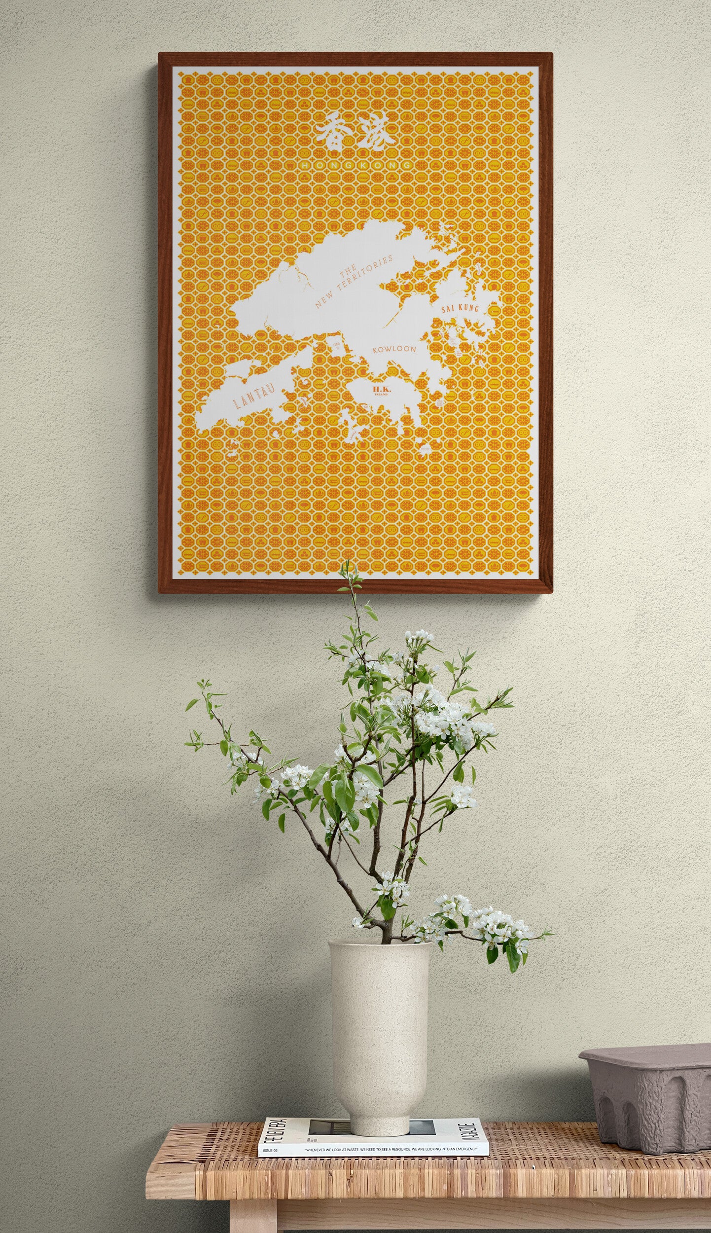 Hong Kong Mosaic Orange - Limited Edition