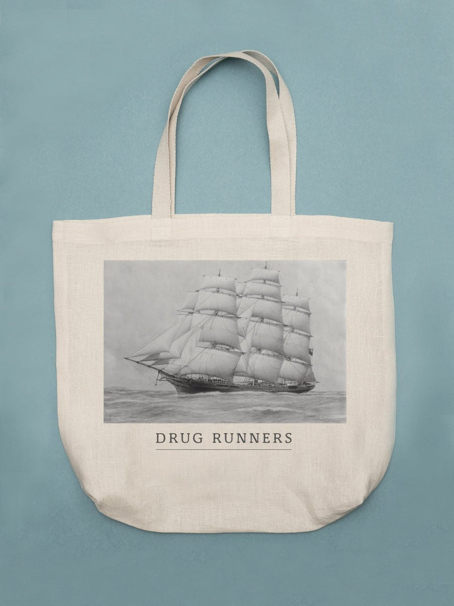 Drug Runners Tote - tinyislandmaps
