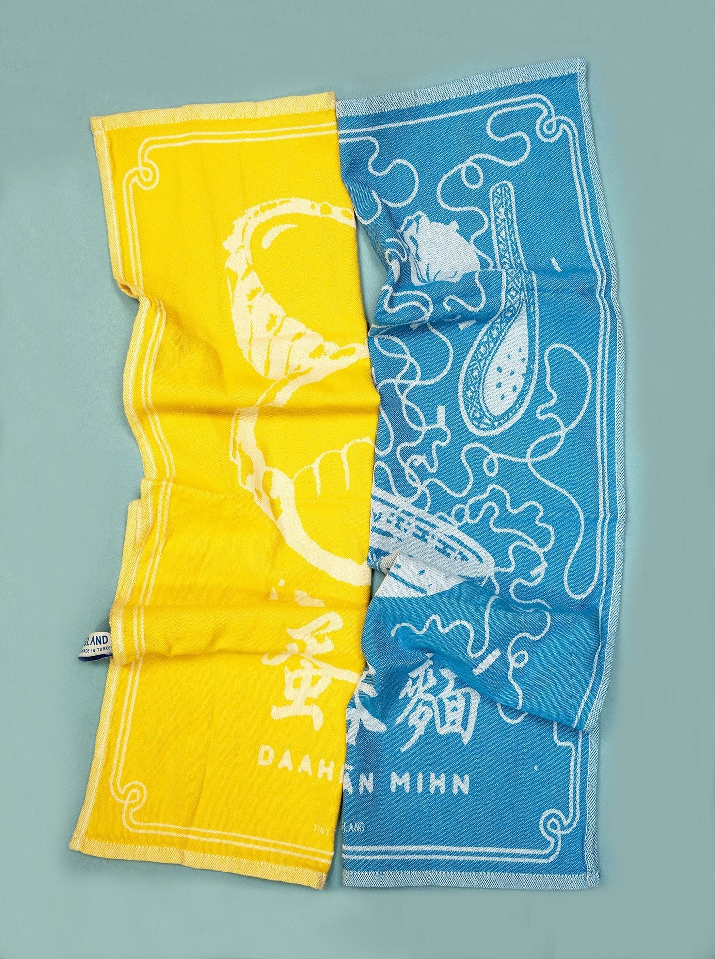 Egg Tart Tea Towel - tinyislandmaps