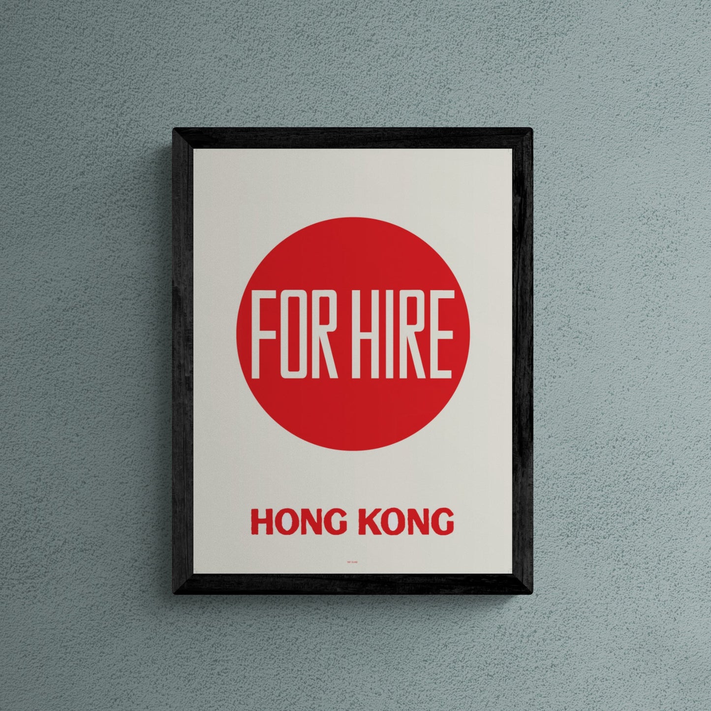 For Hire Taxi Sign - tinyislandmaps