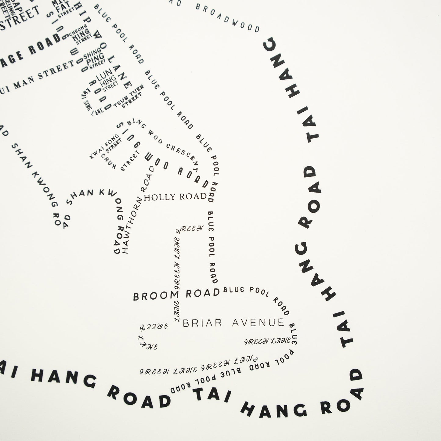 Happy Valley Offwhite - tinyislandmaps