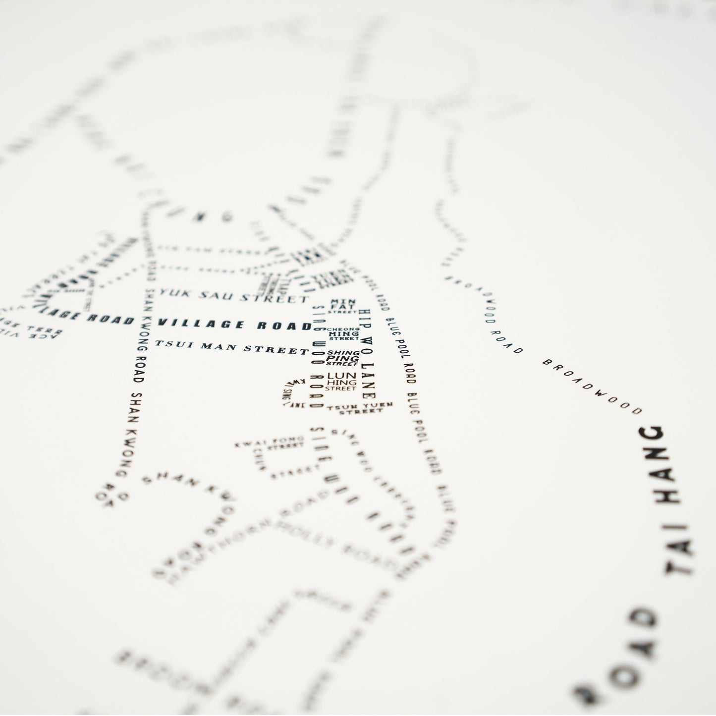 Happy Valley Offwhite - tinyislandmaps