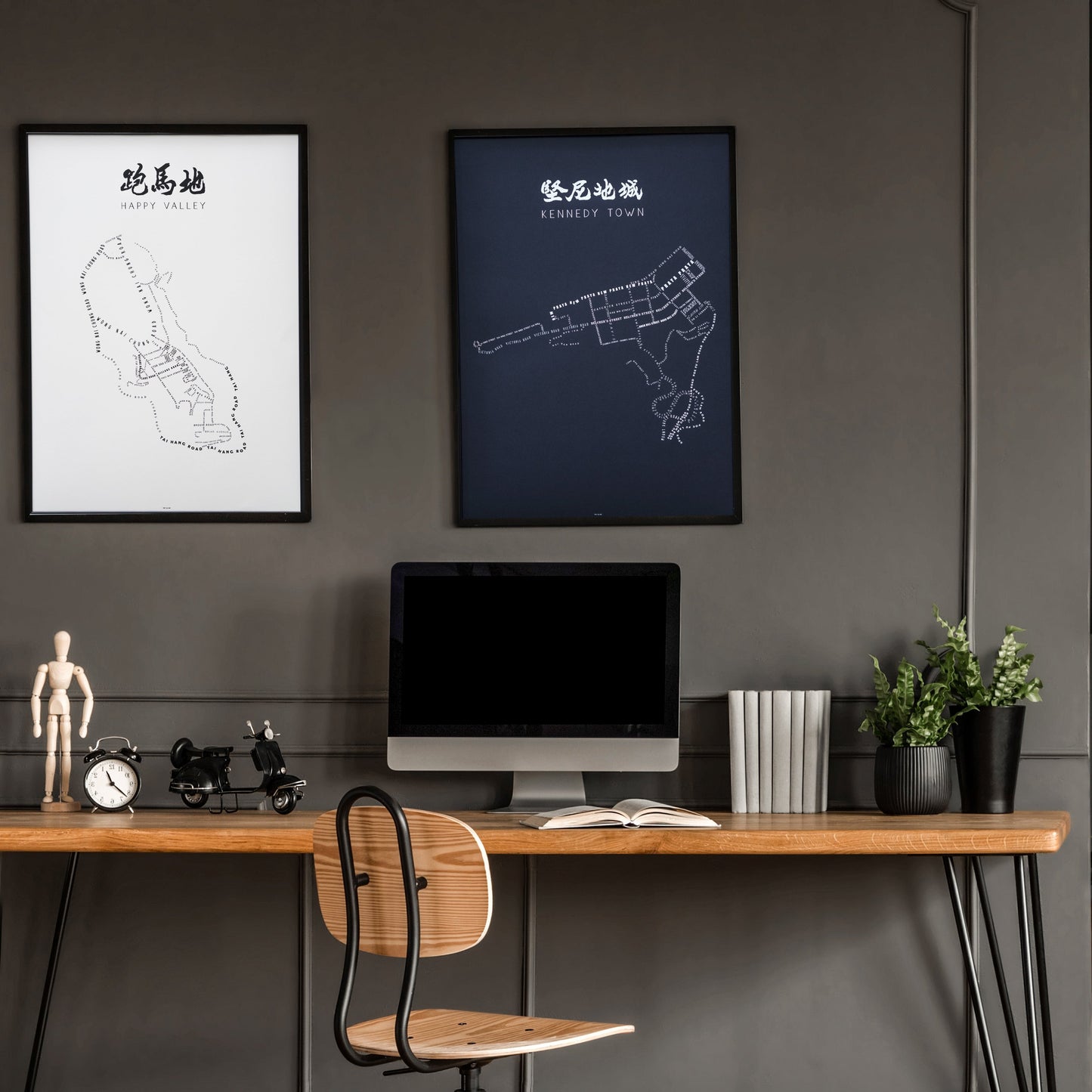Happy Valley Offwhite - tinyislandmaps