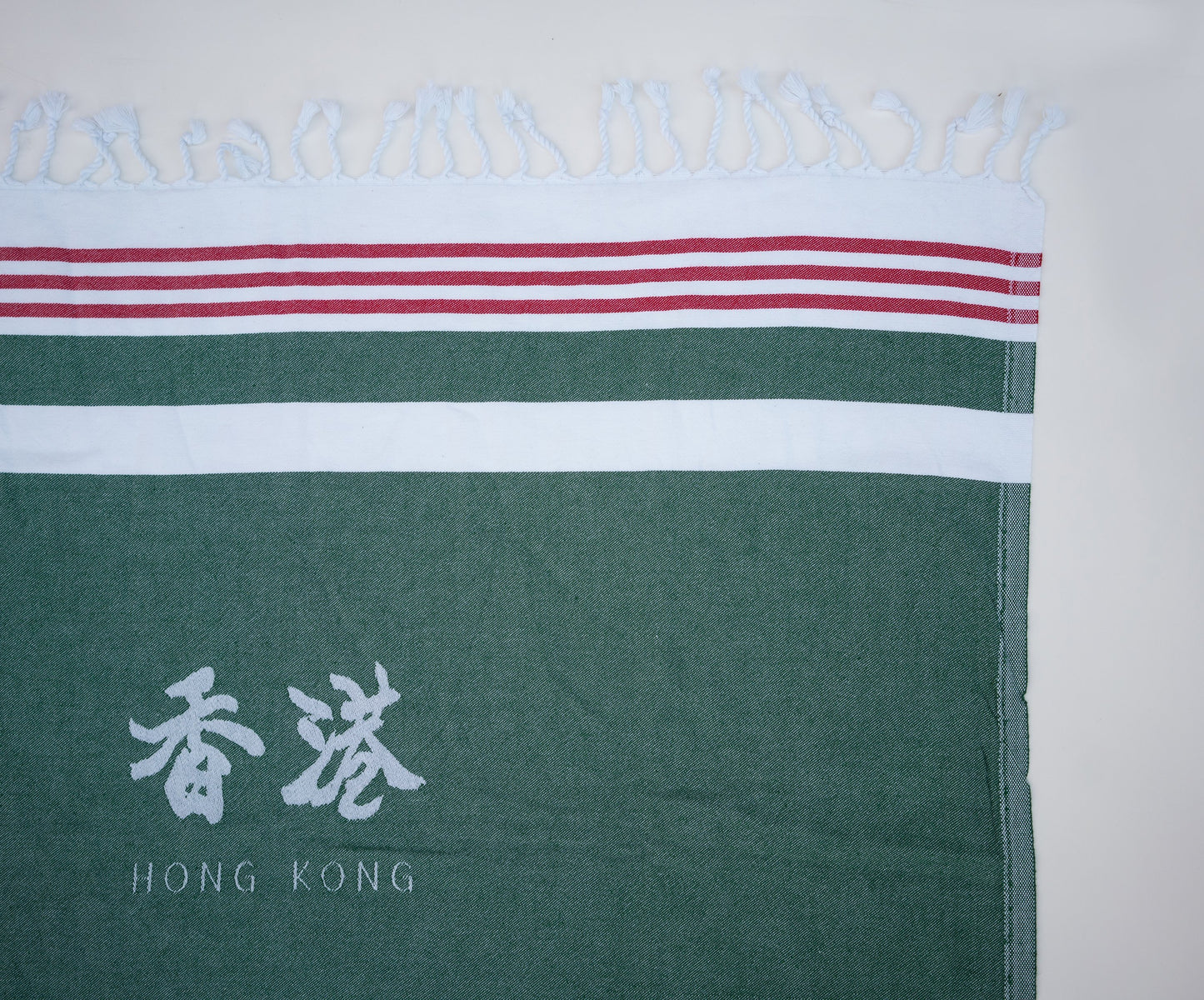 Hong Kong Towel Green - tinyislandmaps