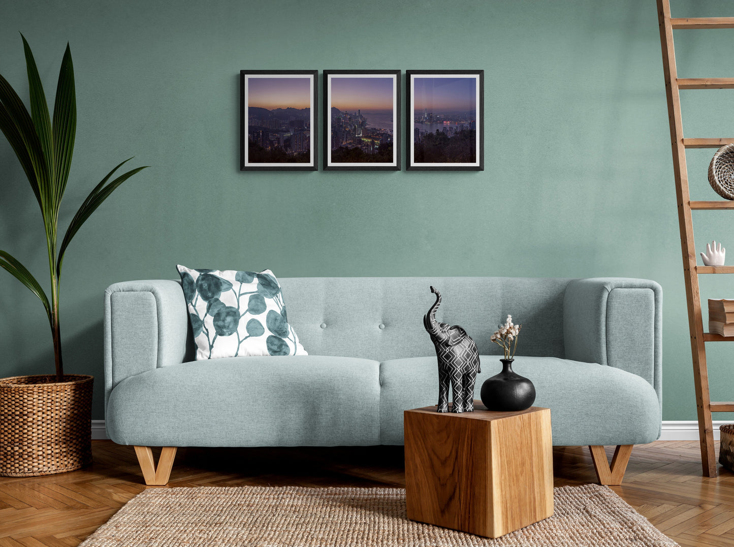 Hong Kong Twilight Panorama - tinyislandmaps