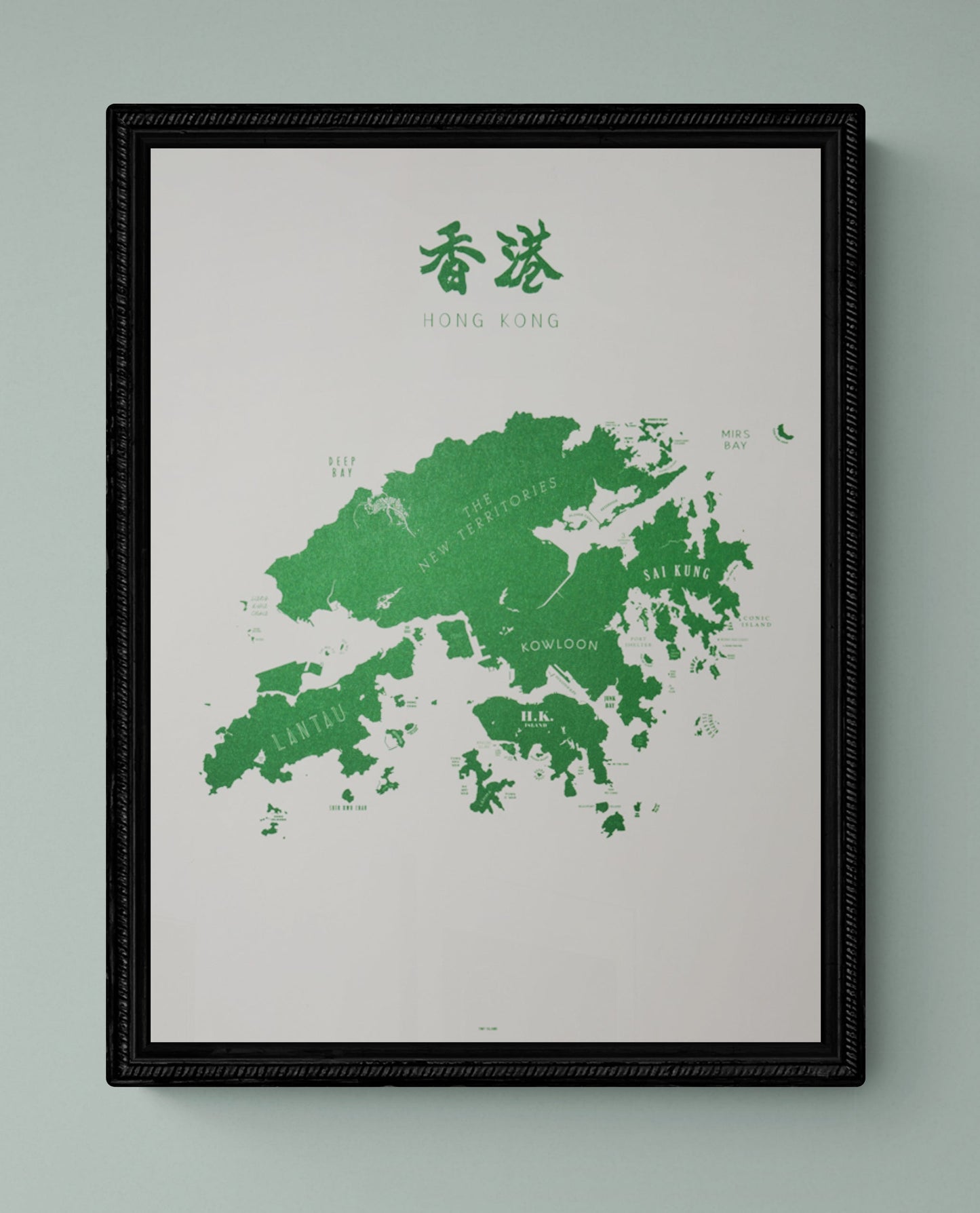 Hong Kong White - tinyislandmaps