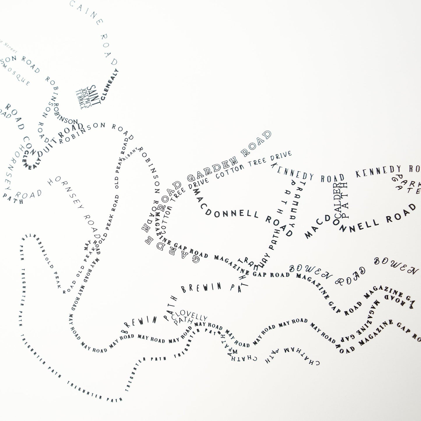 Mid-Levels Landscape Offwhite - tinyislandmaps