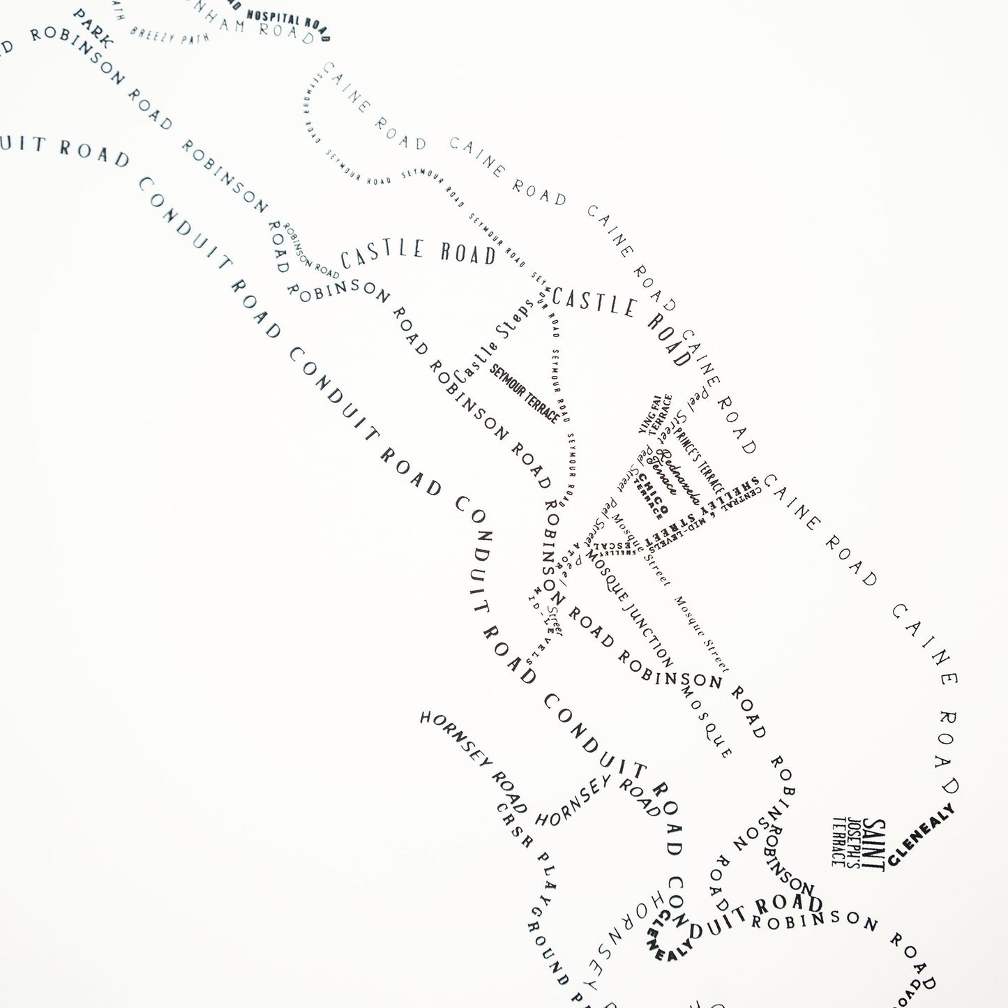 Mid-Levels Landscape Offwhite - tinyislandmaps