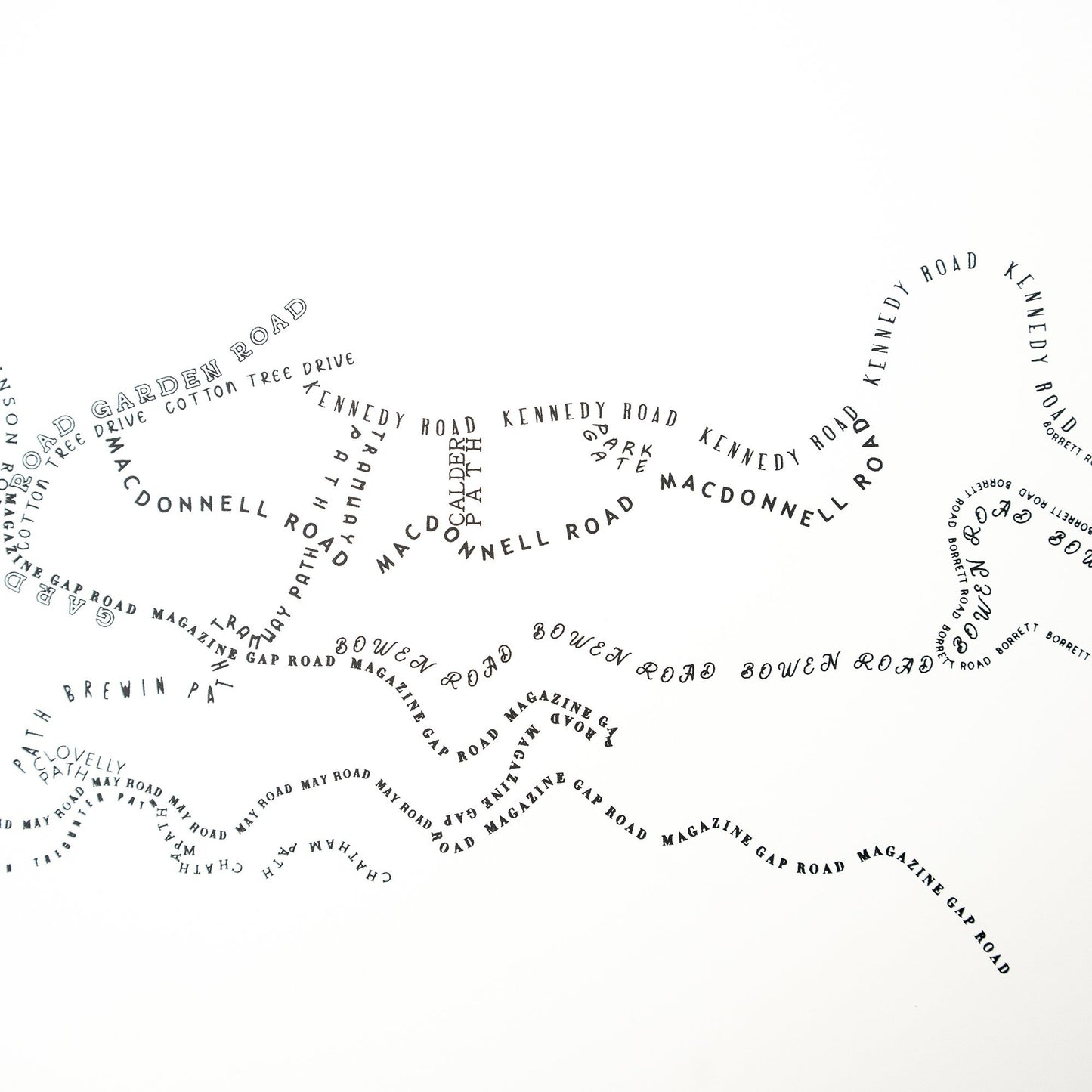 Mid-Levels Landscape Offwhite - tinyislandmaps