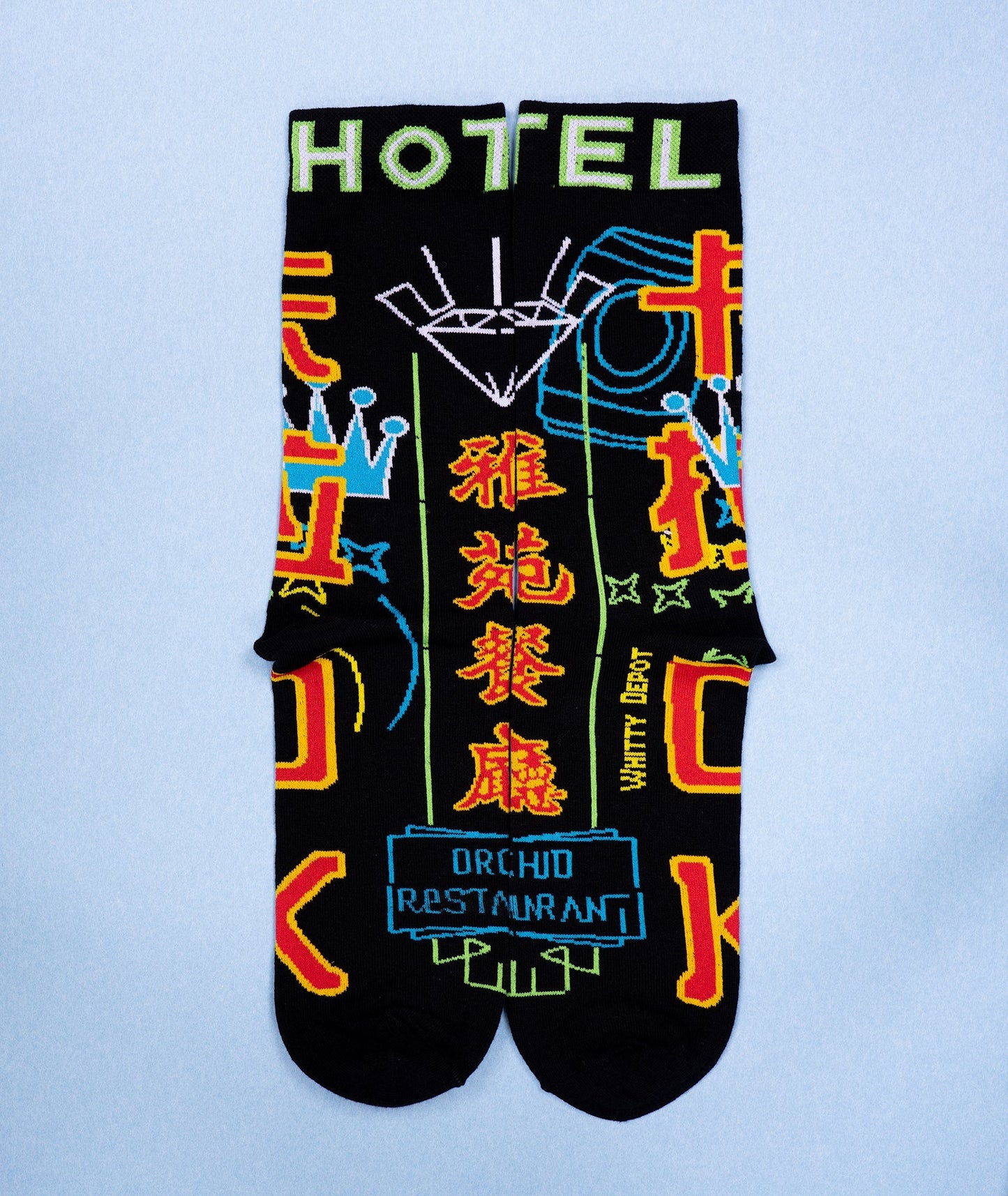 Neon Socks - tinyislandmaps