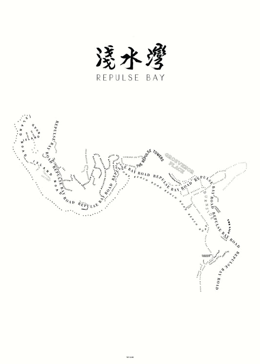 Repulse Bay Offwhite - tinyislandmaps