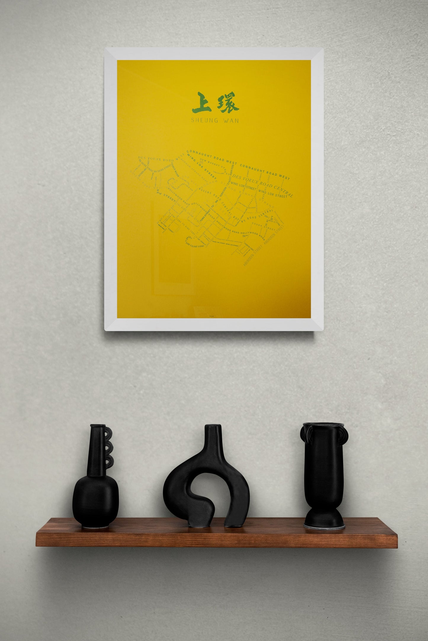Sheung Wan Yellow - tinyislandmaps