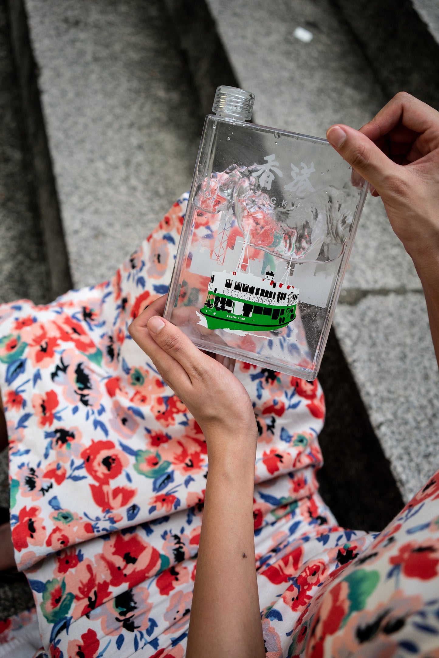 Star Ferry Bottle - tinyislandmaps