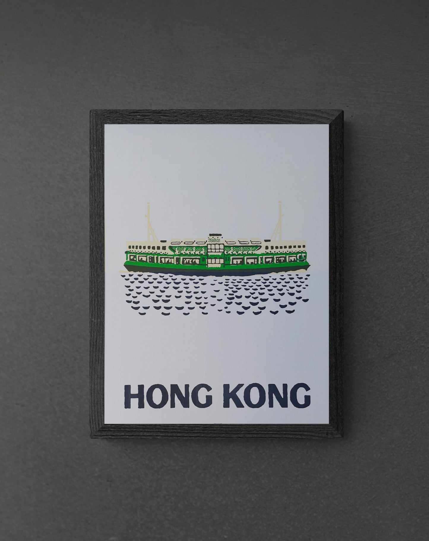 Star Ferry Green Offset - tinyislandmaps
