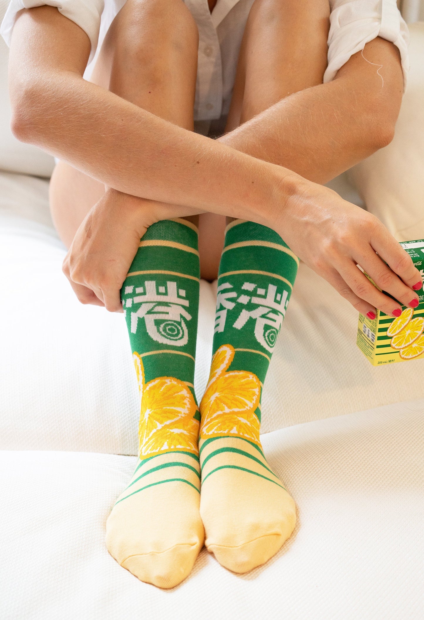 Sunshine Socks - tinyislandmaps