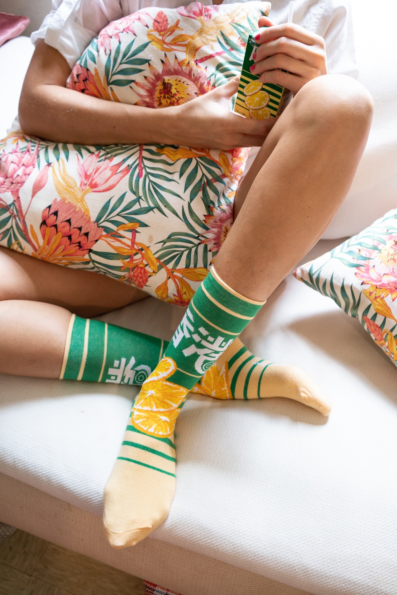 Sunshine Socks - tinyislandmaps