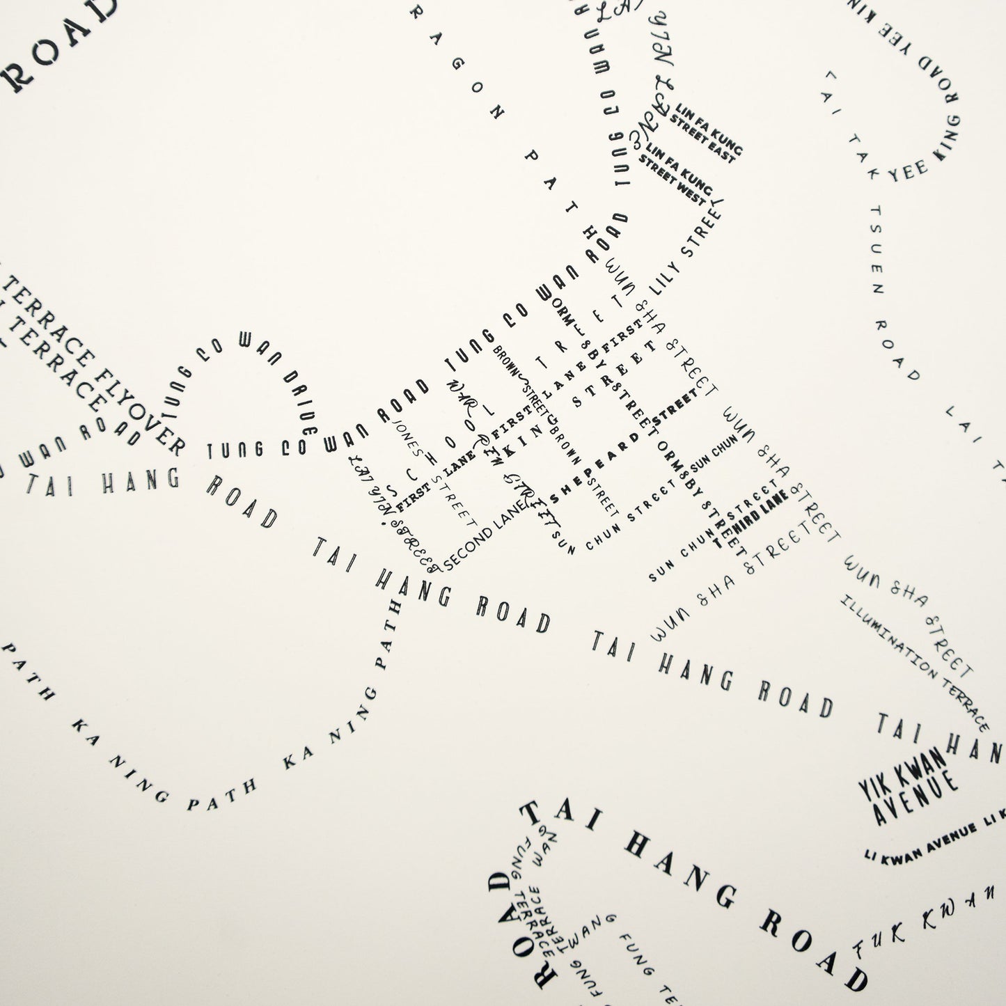 Tai Hang Offwhite - tinyislandmaps