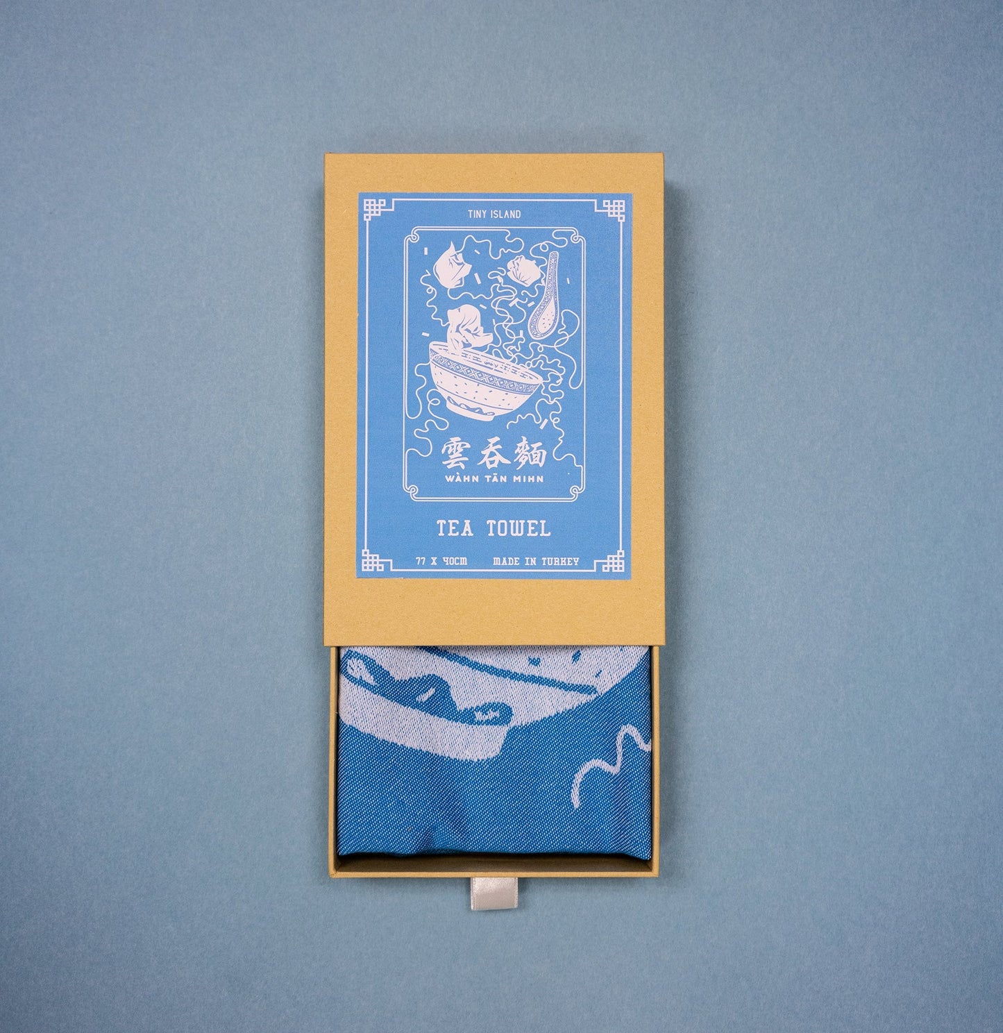 Wonton Mien Tea Towel - tinyislandmaps
