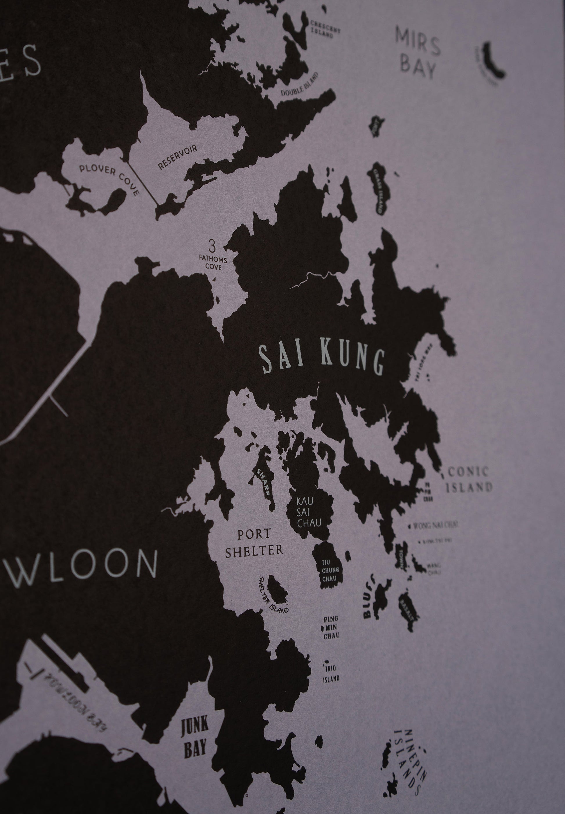 Albatross Black Hong Kong Limited Edition - tinyislandmaps