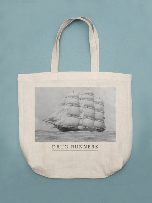 Drug Runners Tote - tinyislandmaps