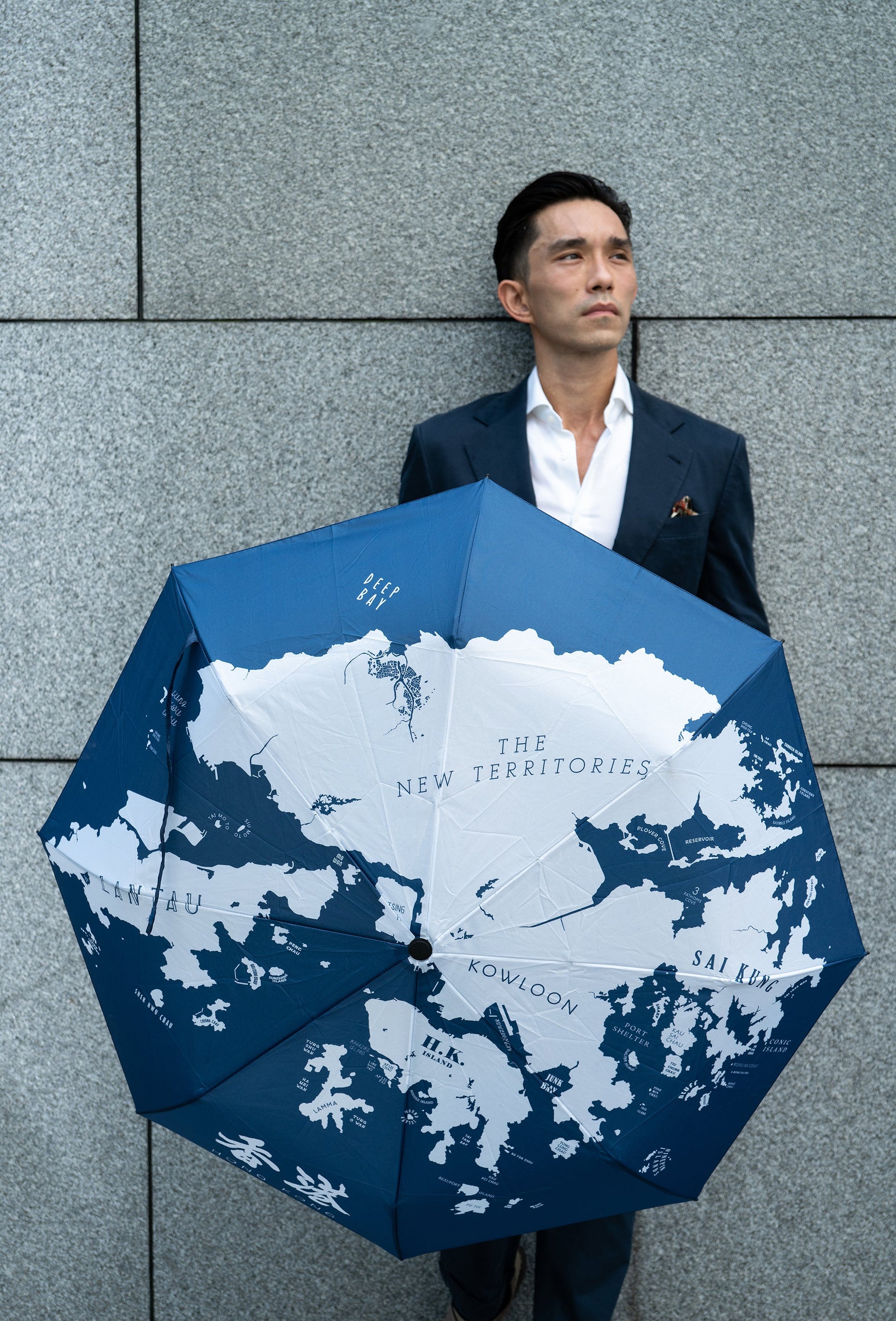 Hong Kong Umbrella - tinyislandmaps