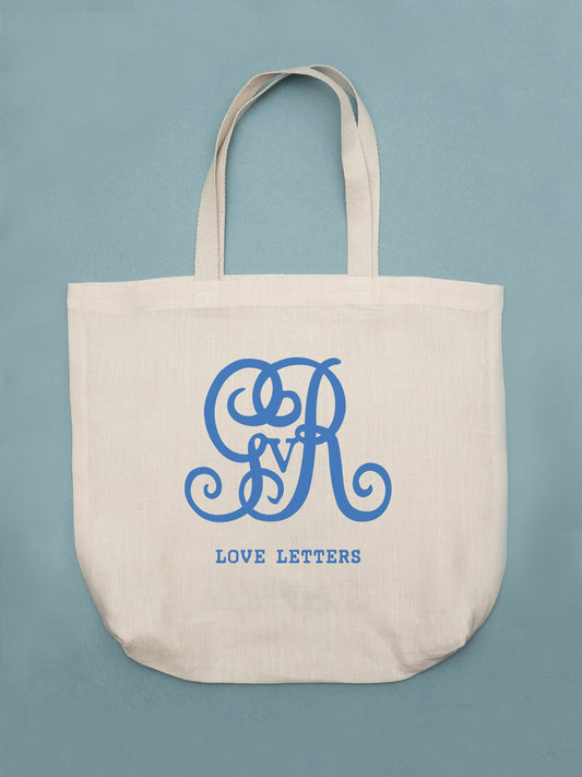 Love Letters Tote - tinyislandmaps